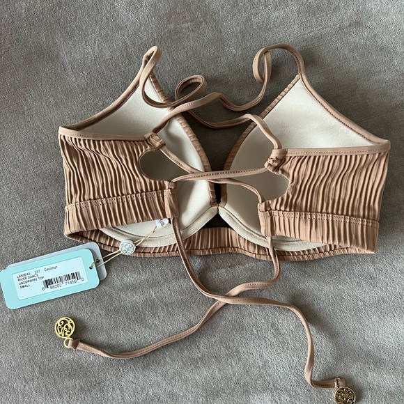 Luli Fama River Dance Underwire Top - Coconut - Size Small - Brand New - Picture 3 of 5
